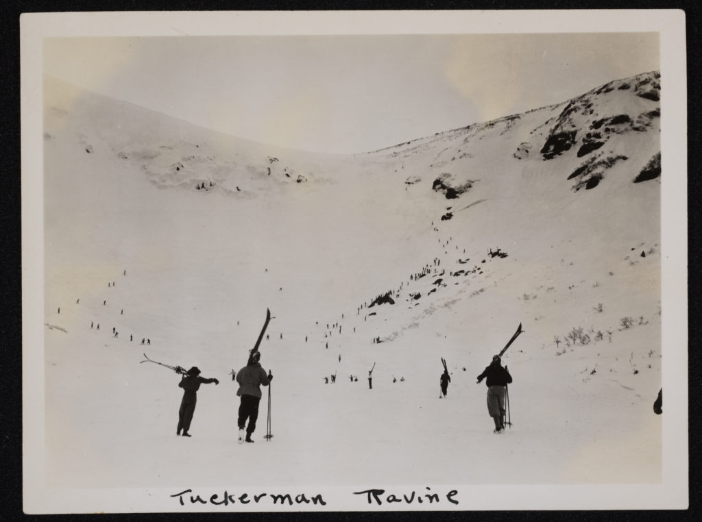 296.0097 Skiers In Tuckerman Ravine 1938 1024x762